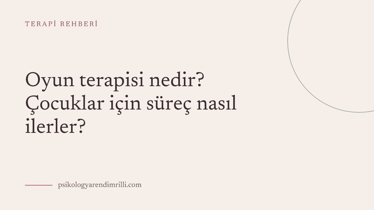Oyun terapisi nedir? Çocuklar için süreç nasıl ilerler? yazısı için editoryal kapak görseli
